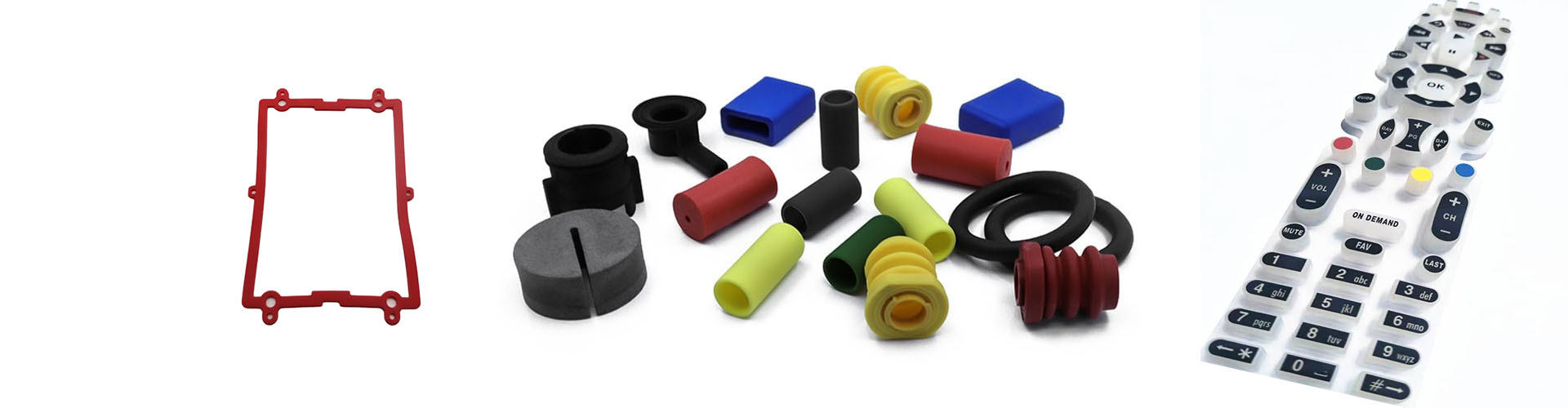 Silicone rubber parts or accessories