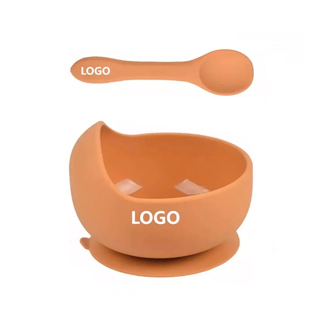Suction Silicone Baby Bowl With Spoon