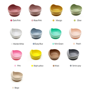 silicone baby bowls - manufacturer,wholesale,Supplier 13 color