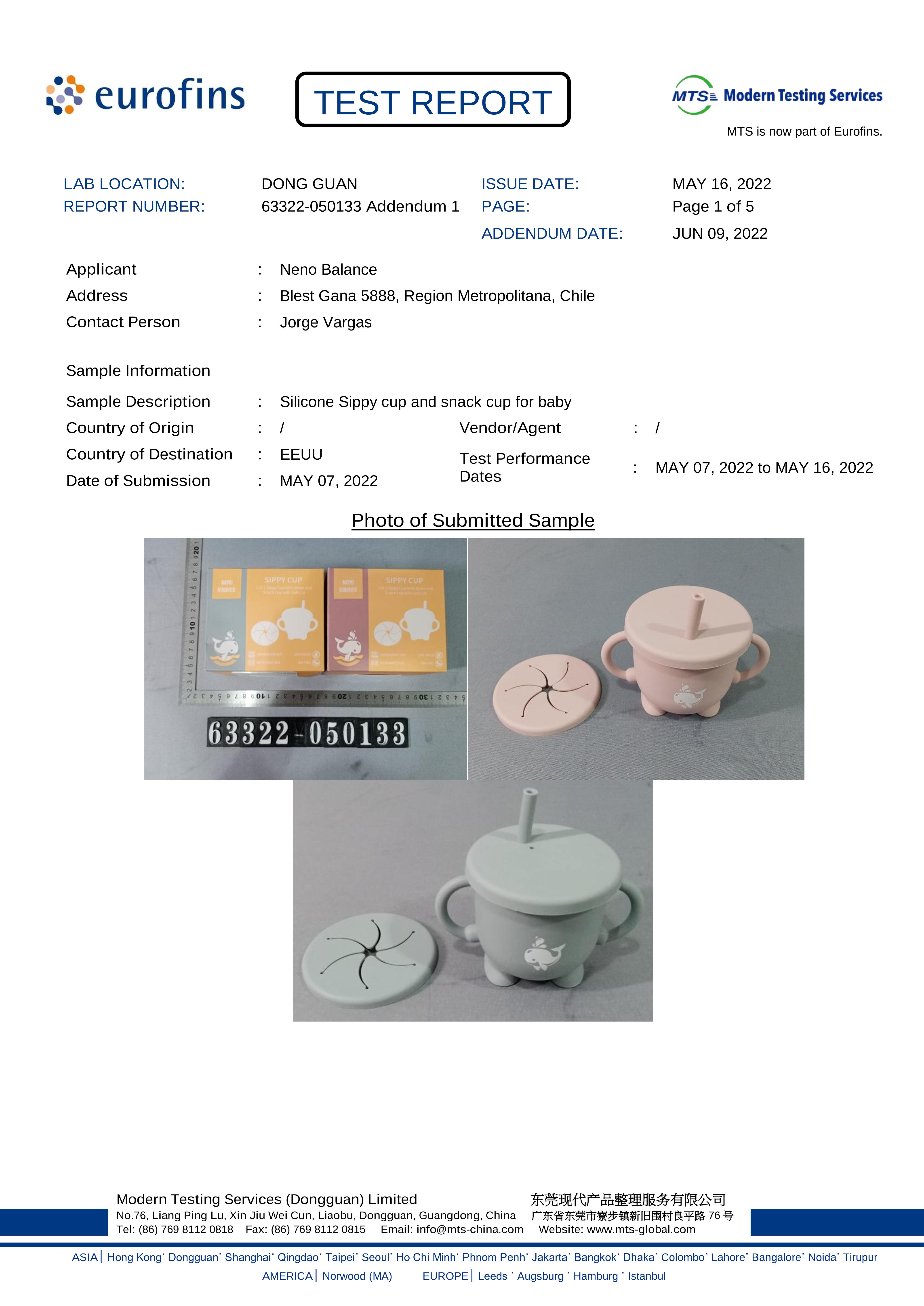 Silicone sippy cup(snack cup)_CPSIA_Eurofins