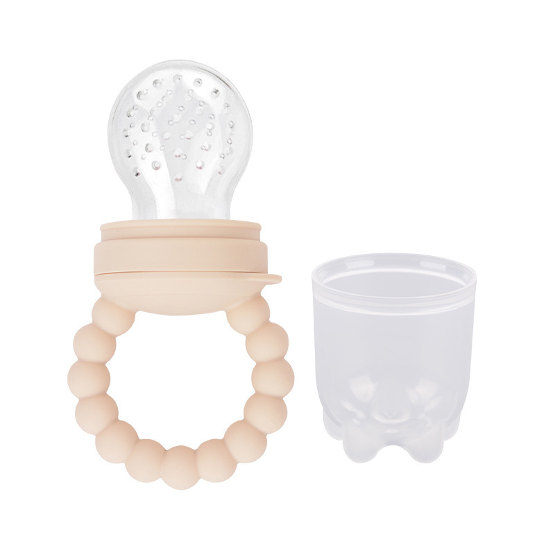 Wholesale Custom BPA Free Food Grade Silicone Baby Pacifiers for Baby Food Fresh Fruit Feeders with S M L Nipples