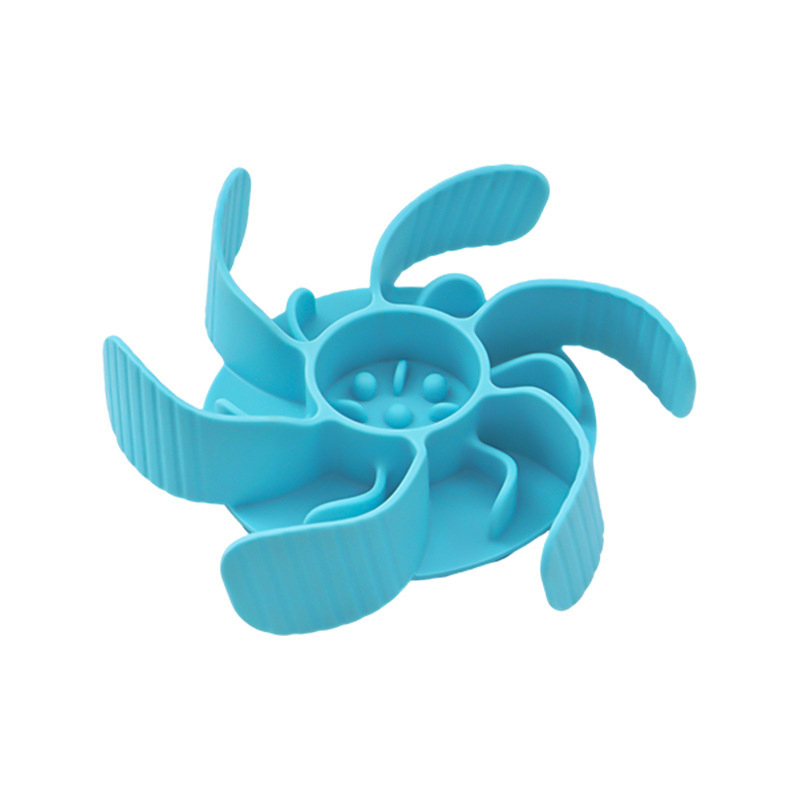 Silicone Spiral Slow Feeder Dog Bowl