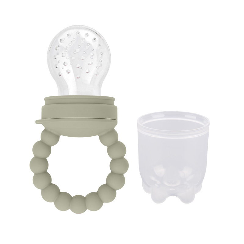 Wholesale Custom BPA Free Food Grade Silicone Baby Pacifiers for Baby Food Fresh Fruit Feeders with S M L Nipples