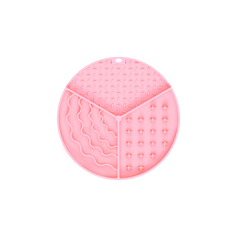 BPA Free Non-Slip Round Silicone Slow Feeder Dog Bowls with Suction Cups