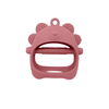 New BPA Bear Head Baby Teething Toy Food-grade Silicone Teether Gloves