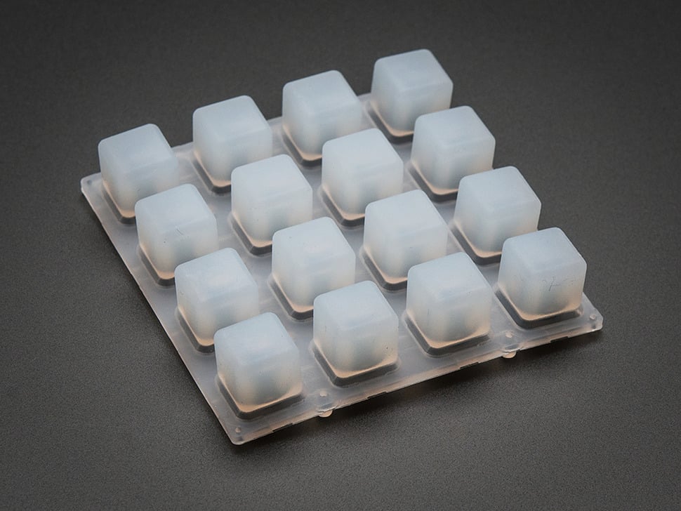 4x4 Translucent Silicone Button Keypad Manufacturer