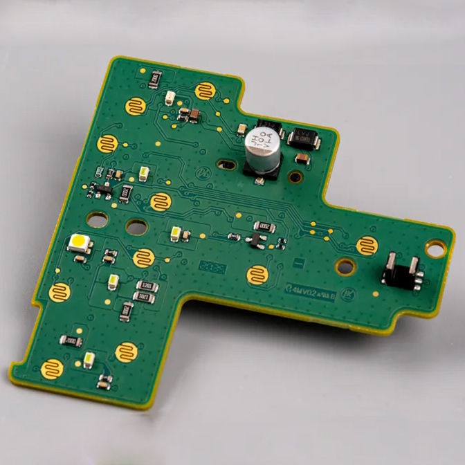 Custom Silicone rubber keypads for Auto center console panel 