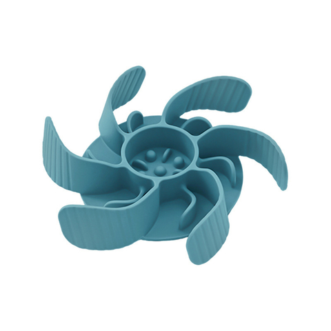 Silicone Spiral Slow Feeder Dog Bowl