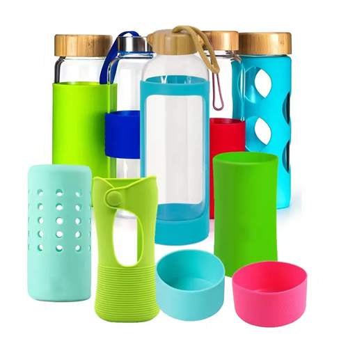  Customized Silicone Glass Cup Sleeve 