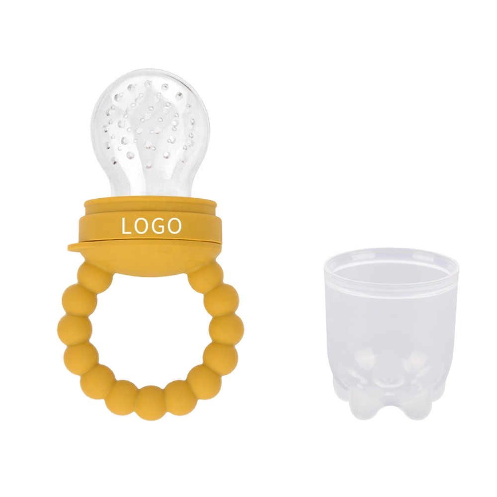 Wholesale Custom BPA Free Food Grade Silicone Baby Pacifiers for Baby Food Fresh Fruit Feeders with S M L Nipples