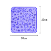 Square Cartoon Pet Silicone Licking Mat