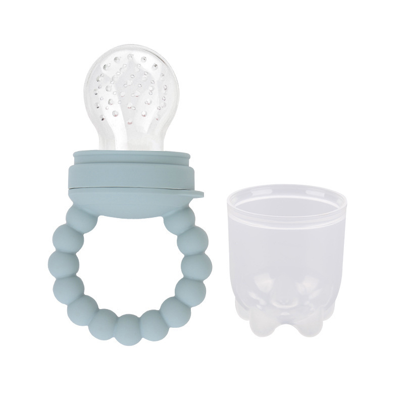 Wholesale Custom BPA Free Food Grade Silicone Baby Pacifiers for Baby Food Fresh Fruit Feeders with S M L Nipples
