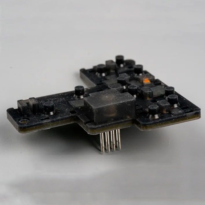 Custom Silicone rubber keypads for Auto center console panel 