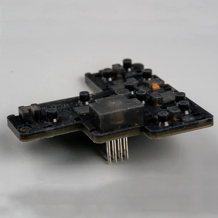 Custom Silicone rubber keypads for Auto center console panel 