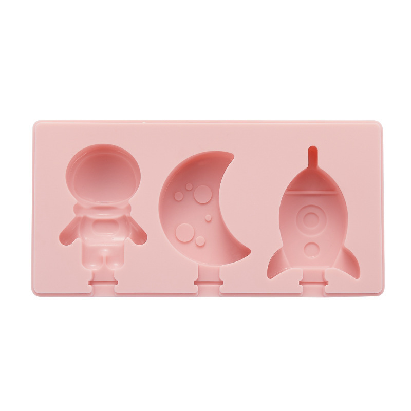 Cartoon Ice Cream Silicone Mold with Lid