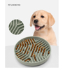  Custom Logo Silicone Pet Licking Dish with Suction Cup