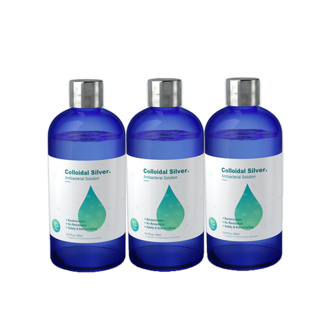 Food Grade Natural 10PPM Nano Colloidal Silver Liquid Supplement For Daily Immune System Support