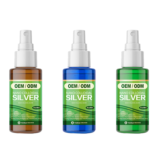 99.99% Sterilization 30ppm Colloidal Nano Silver Antibacterial Spray Applied To Burn Wound Care Treatment