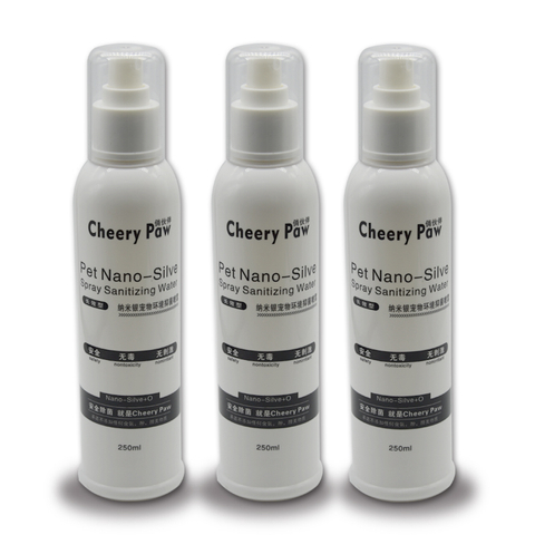 Manufacture Food Grade 120PPM Antimicrobial Nano Colloidal Silver Spray Private Label For Pets Skin Care Treatment